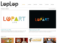 Tablet Screenshot of loplop.com